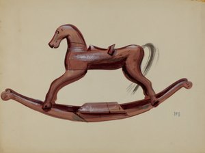Cavalo de brinquedo de Raoul Du Bois