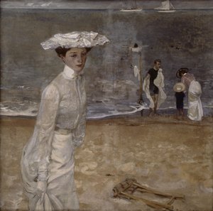Na praia (óleo sobre tela) (ver também 164323)