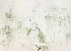 Baile no Moulin de la Galette; Bal au Moulin de la Galette de Raoul Dufy
