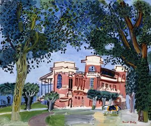 Deauville (o paddock) de Raoul Dufy