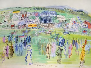 Epsom, The Racecourse de Raoul Dufy