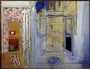 Oficina Impasse Guelma (óleo sobre tela) de Raoul Dufy