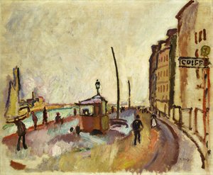 Le Havre, c.1906-07 (óleo sobre tela) de Raoul Dufy