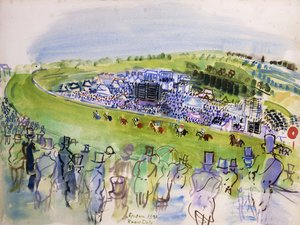 Le Jour du Derby (Epsom, Royal Enclosure) de Raoul Dufy