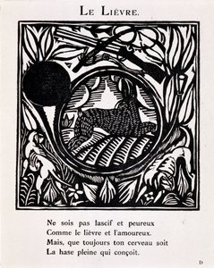 Le hare - em "Le Bestiaire ou cortège d