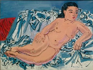 Mulher nua (óleo sobre tela)