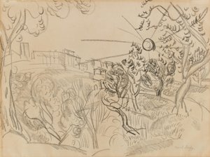 Oliveiras na Provença de Raoul Dufy