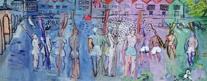 Regata em Henley, os remadores de Raoul Dufy