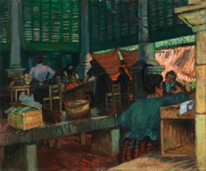 O mercado do peixe, Marselha de Raoul Dufy
