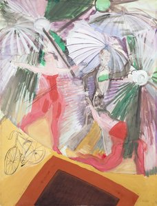 Os equilibristas da corda bamba de Raoul Dufy