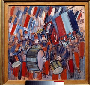 A banda, 14 de julho, parada militar