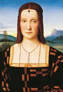 Retrato de Elisabetta Gonzaga, Duquesa de Urbino, c.1504 (óleo sobre painel)