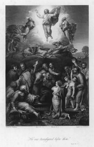 A Transfiguração, Marca IX, 2 (gravura) de after Raphael
