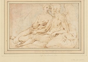 Cupido e Psique, c.1540. de Raphael
