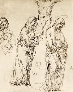 Designs para a Mãe de Deus sob a cruz de Raffaello Sanzio Raphael