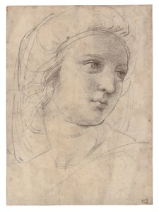 Cabeça de uma musa de Raphael