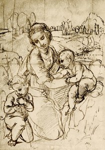 Madonna e criança com São João de Raffaello Sanzio Raphael