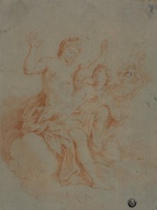 Psique Apresentando o Frasco de Água para Vênus de Raphael