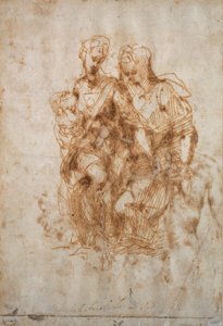 A Virgem e o Menino com Santa Ana, c1500-1520 de Raphael