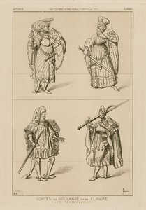 Condes da Holanda e Flandres, do século XV