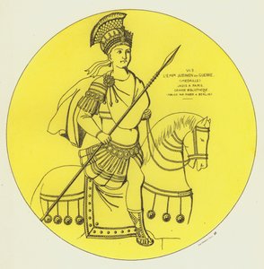 Imperador Justiniano na Guerra de Raphael Jacquemin