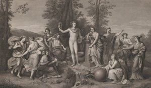 Apolo e as Musas no Parnaso, 1784., 1784.