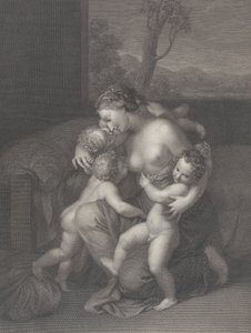 Caridade com três filhos pequenos, 1795.