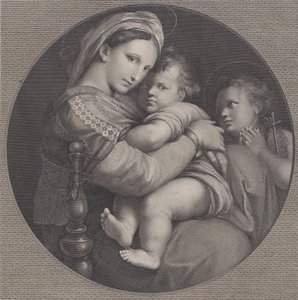 Madonna da cadeira Madonna della Seggiola, 1793.