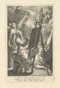 São Lucas Pintando a Virgem, década de 1580.