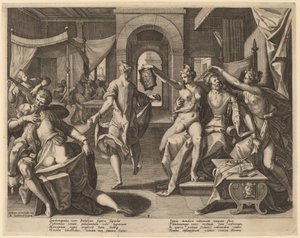 Sardanapalus entre as Concubinas, 1589.