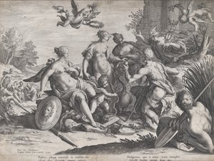 O Julgamento de Paris, 1589.