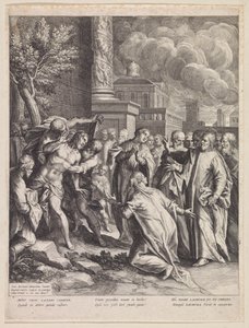 Ressurreição de Lázaro de Raphaël Sadeler (I)