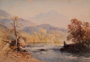Paisagem fluvial de Raubarham Raubarham