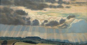 Paisagem com nuvens de Raymond Booth