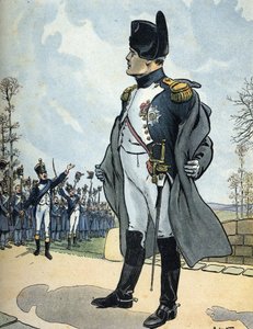 Retrato do imperador Napoleão I (1769-1821) de regresso do exílio em Elba