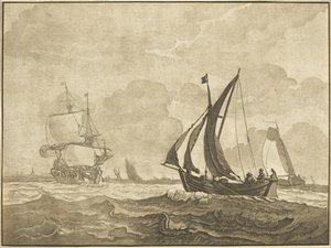 Seascape de Regina Schönecker after Wigerus Vitringa