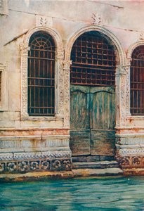 Uma porta renascentista, Veneza, c1903 de Reginald Barratt