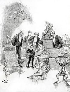 Ilustração para o Little Lord Fauntleroy (gravura)