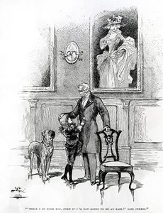 Ilustração para o Little Lord Fauntleroy (gravura)