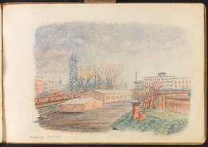 Campo de Magdeburgo, Março de 1915 (desenho) de Reginald Copleston Bond