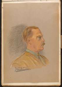 Retrato de um oficial britânico, Julho de 1915 (desenho) de Reginald Copleston Bond