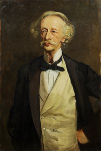 Retrato do poeta Coventry Patmore 1823-1896 .