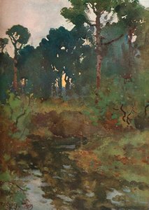 Estudo de paisagem decorativa, c1903 1903-1904 de Reginald Jones