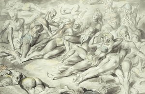 Praia de Coney Island de Reginald Marsh