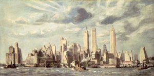 Baixa Manhattan de Reginald Marsh
