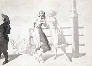 No passeio marítimo de Reginald Marsh