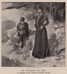 Uma audiência de um (gravura) de Reginald Thomas Cleaver