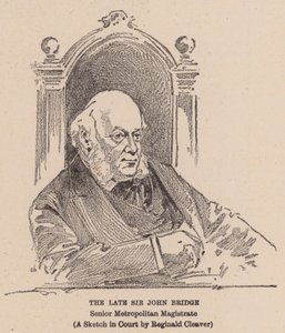 O falecido Sir John Bridge (litografia) de Reginald Thomas Cleaver