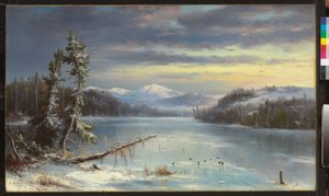 Paisagem de neve de Regis Francis Gignoux