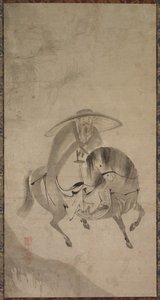 Su Dongpo montando um burro de Reietsu